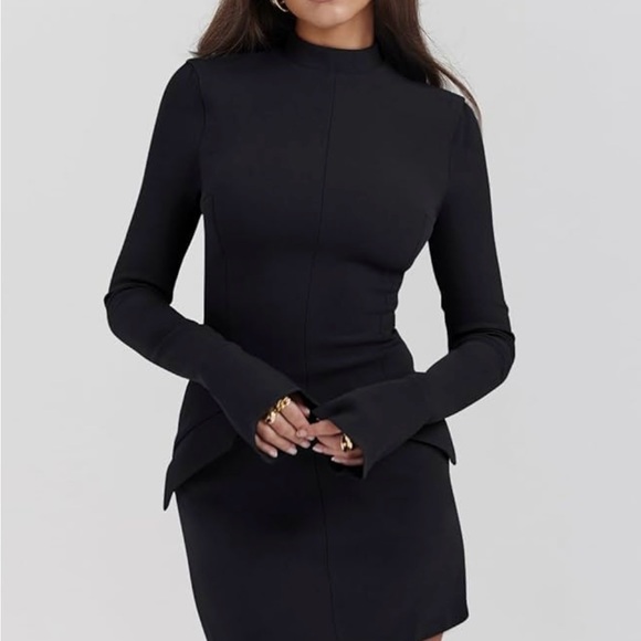 Long sleeve pocket mini dress Size XXL - Picture 2 of 2